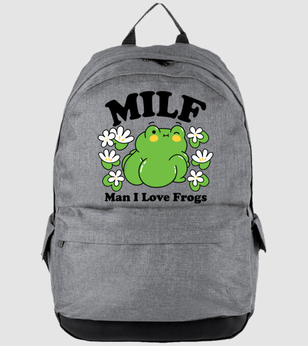 MILF man i love frogs model gri pe tricou