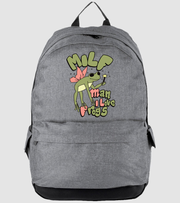 MILF man i love frogs model gri pe tricou