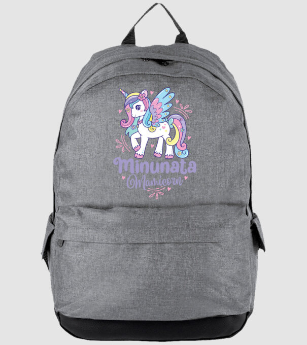 Minunata Mamicorn model gri pe tricou