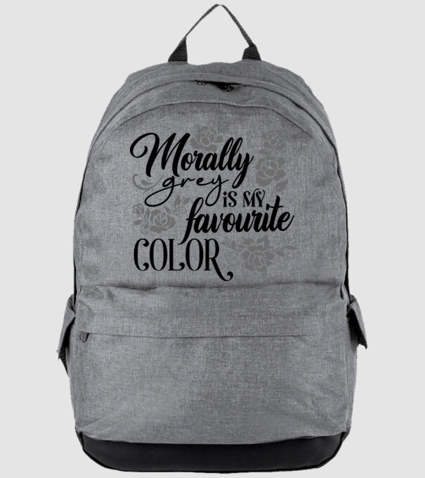Moraly Gray is my favorite color model gri pe tricou