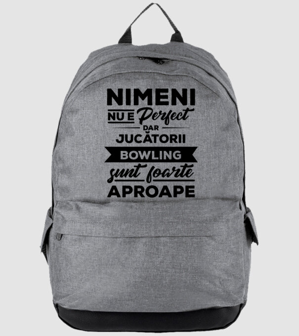 nimeni nu e perfect, dar jucătorii bowling sunt foarte aproape model gri pe tricou