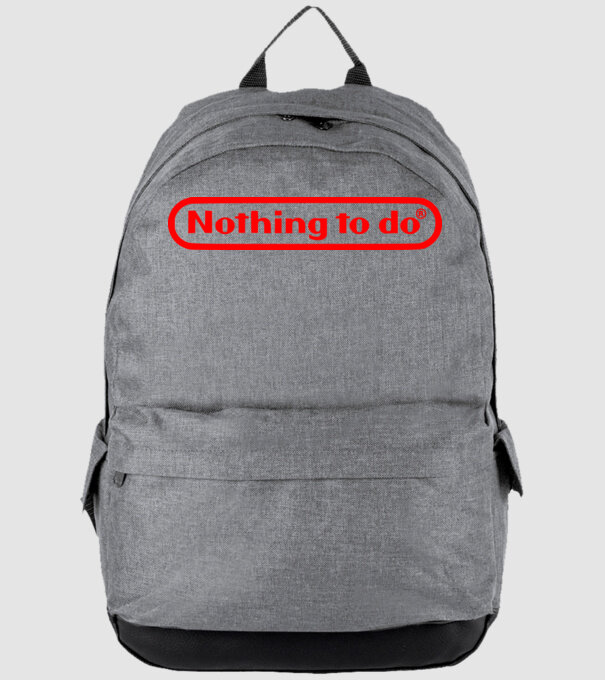 Nothing to do model gri pe tricou