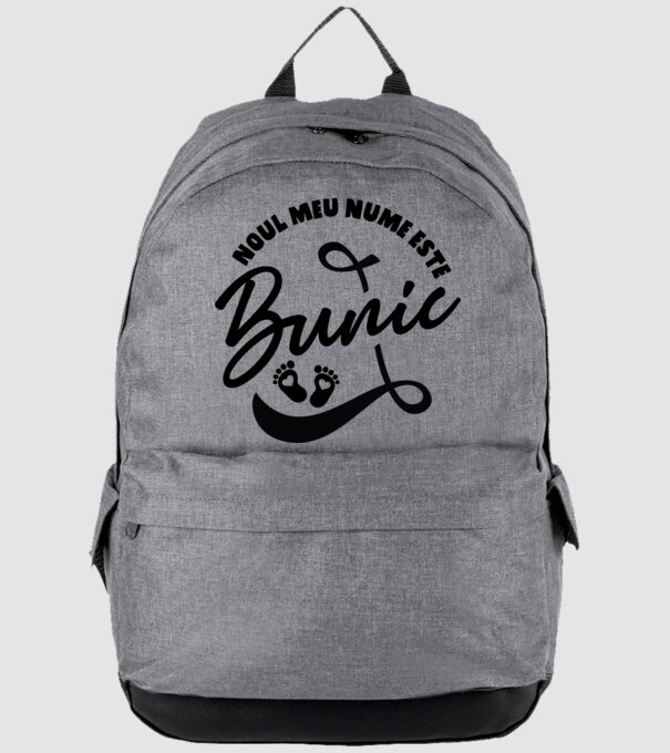 Noul meu nume este Bunic model gri pe tricou
