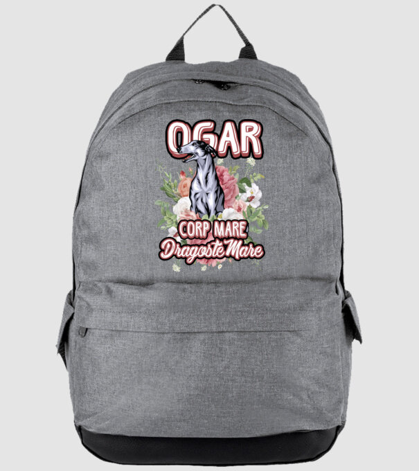 Ogar - picioare lungi dragoste multă model gri pe tricou
