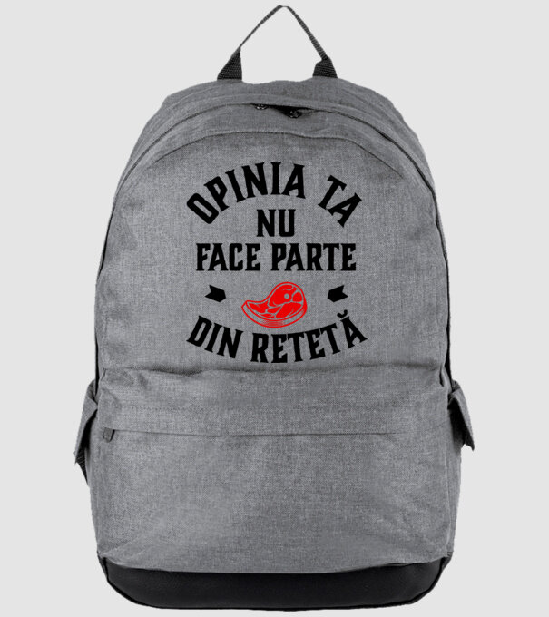 Opinia ta nu face parte din rețetă model gri pe tricou