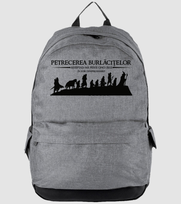 petrecerea burlăcițelor - așteptați-mă peste cinci zile - în zori dinspre răsărit model gri pe tricou