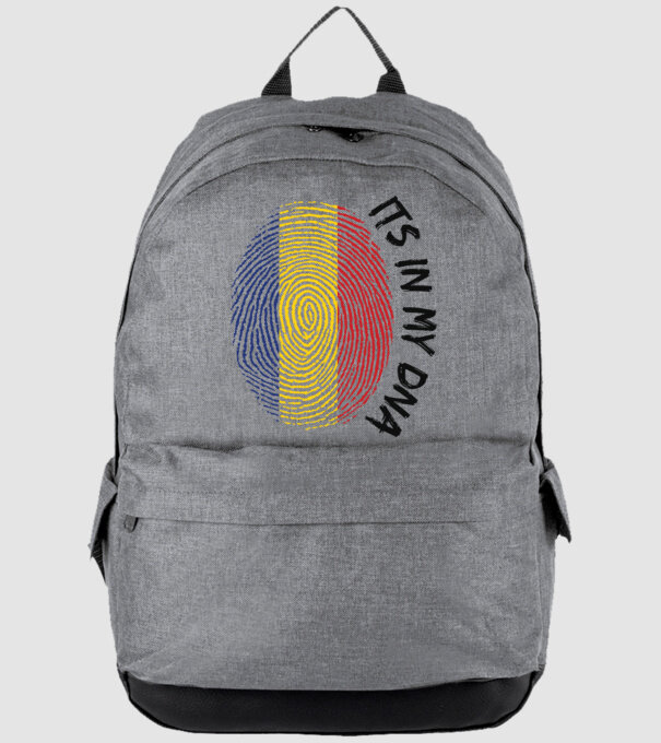 România fingerprint model gri pe tricou
