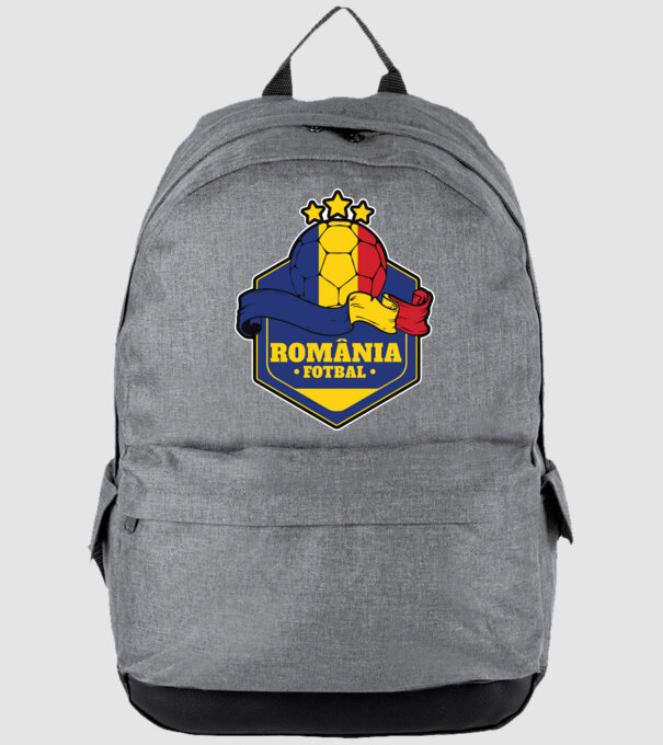 România Fotbal model gri pe tricou