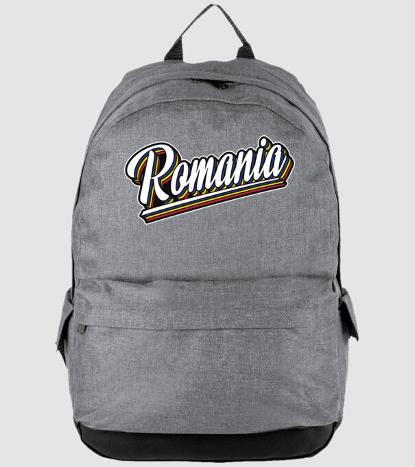 România retro model gri pe tricou