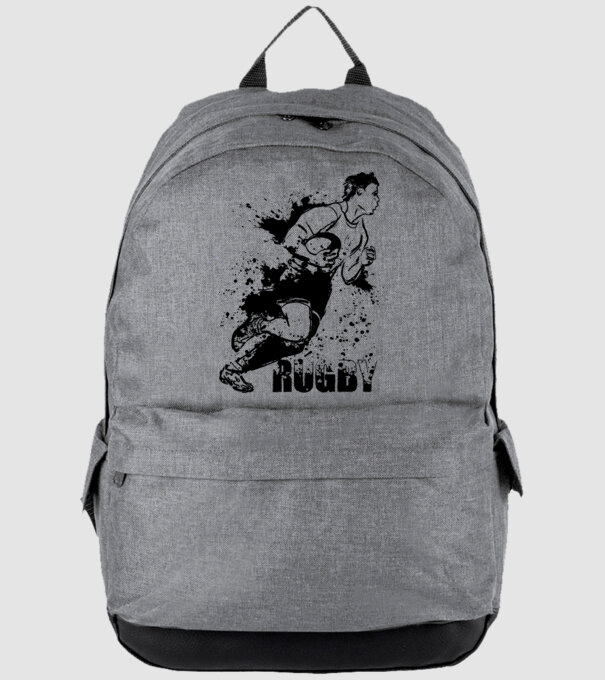 Rugby model gri pe tricou