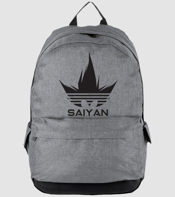 saiyan logo model gri pe tricou