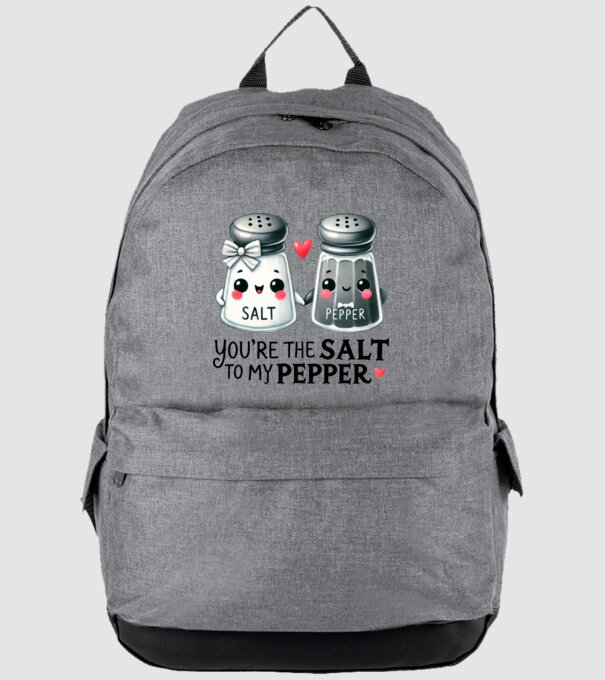 Salt to my Pepper model gri pe tricou