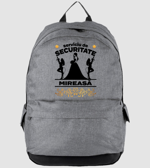serviciu de securitate mireasă model gri pe tricou