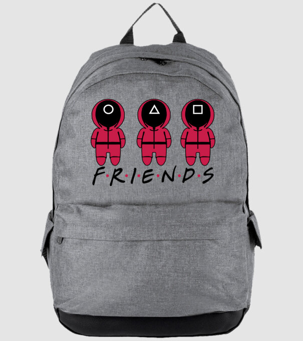 squid game friends model gri pe tricou