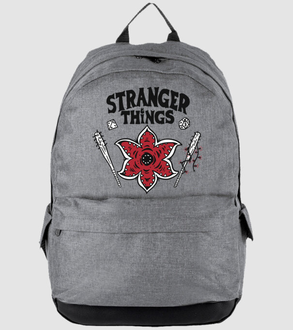 stranger things demogorgon head2 model gri pe tricou