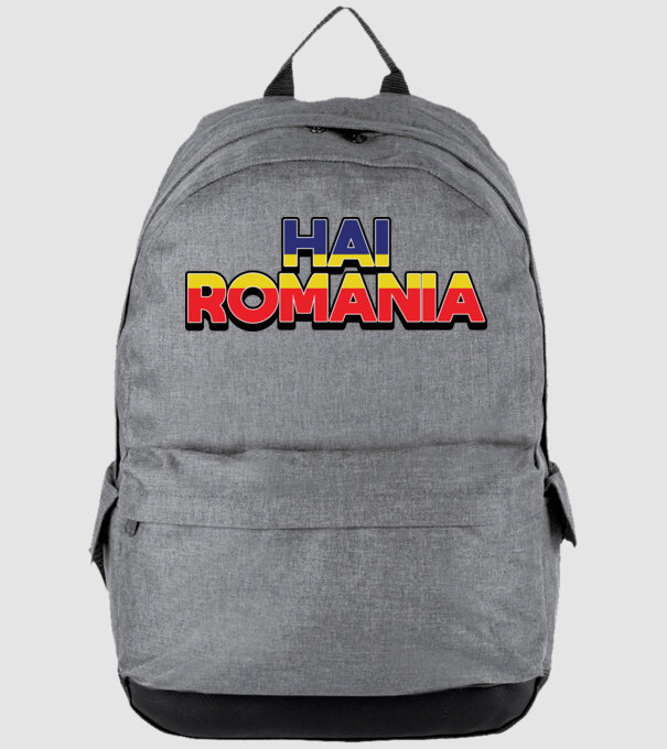 Subtitlu Hai Romania model gri pe tricou