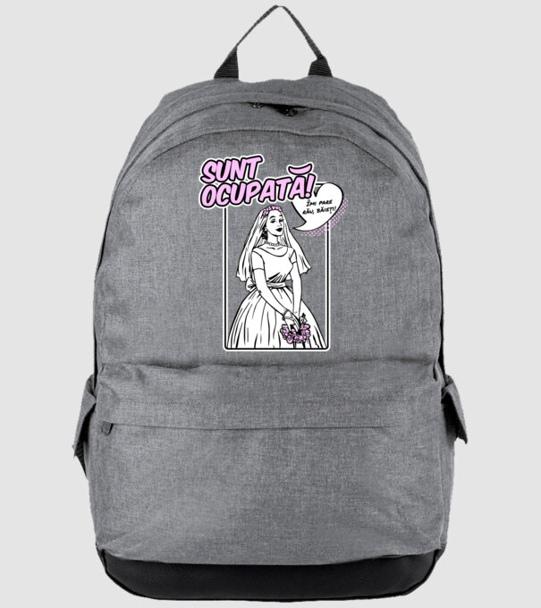 Sunt ocupată! Îmi pare rău, băieți model gri pe tricou