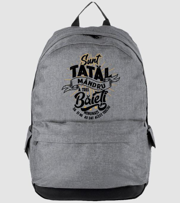 Sunt tatăl mândru a trei băieți minunați - da, ei mi-au dat acest tricou model gri pe tricou