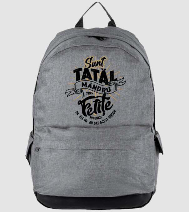 Sunt tatăl mândru a trei fetițe minunate - da, ele mi-au dat acest tricou model gri pe tricou