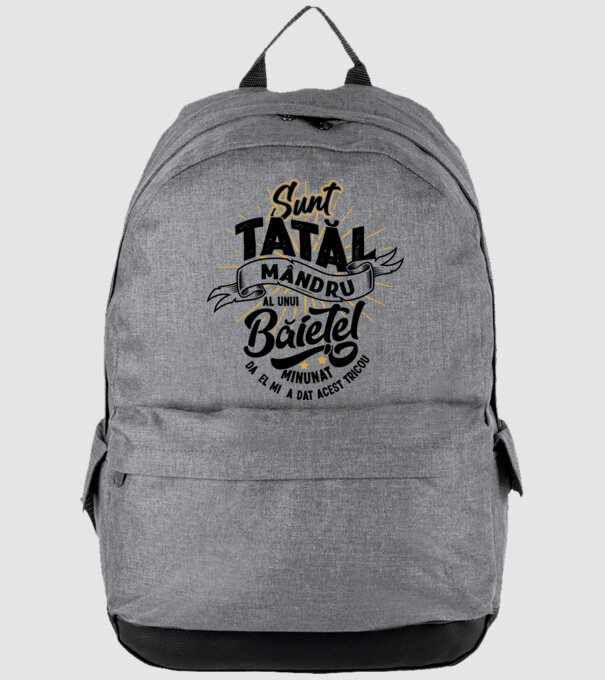 Sunt tatăl mândru al unui băiețel minunat - da, el mi-a dat acest tricou model gri pe tricou