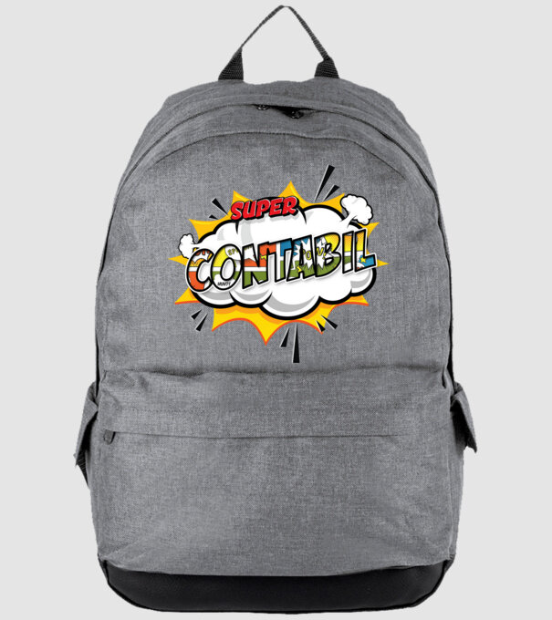 Super Contabil model gri pe tricou