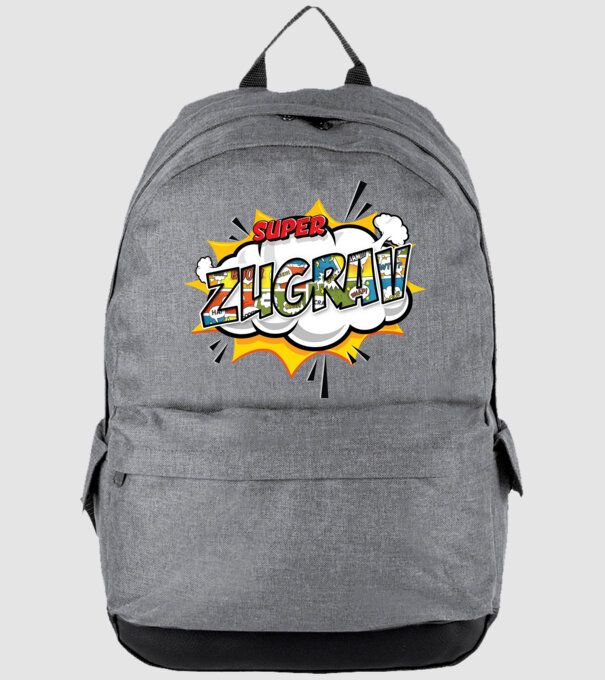 Super Zugrav model gri pe tricou