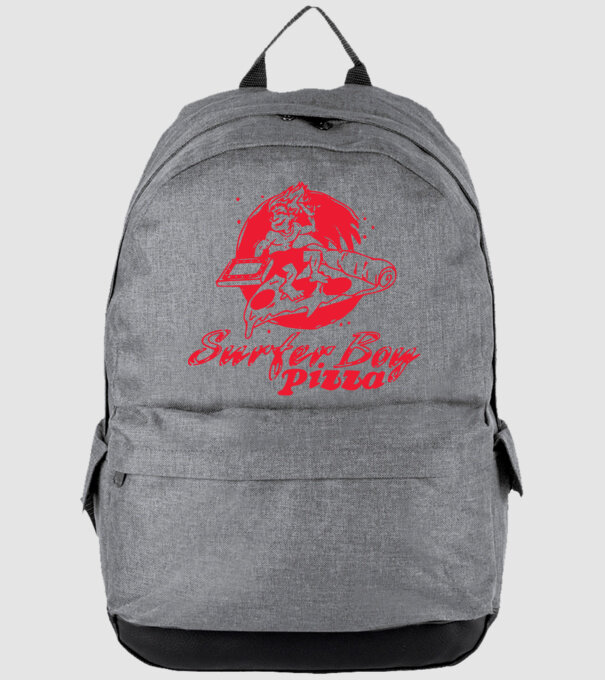 surfer boy pizza stranger things model gri pe tricou