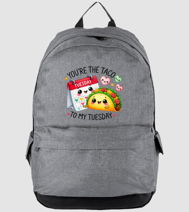 Taco to my Tuesday model gri pe tricou