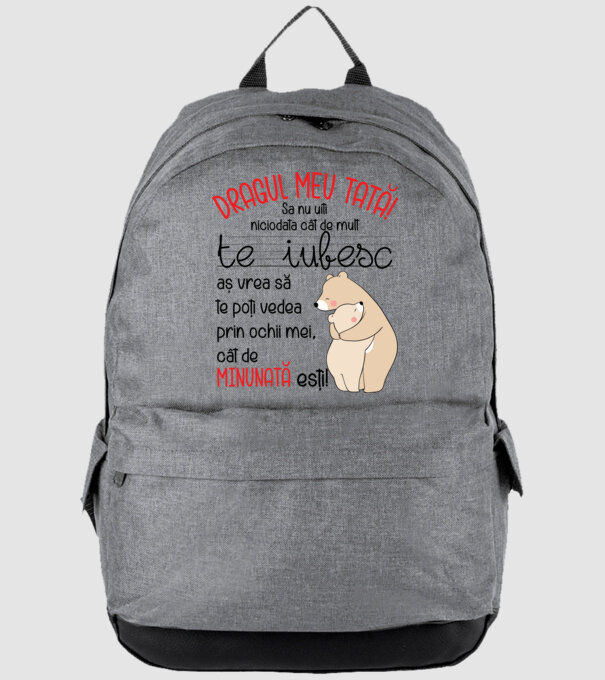 Tată Cât de minunat ești model gri pe tricou