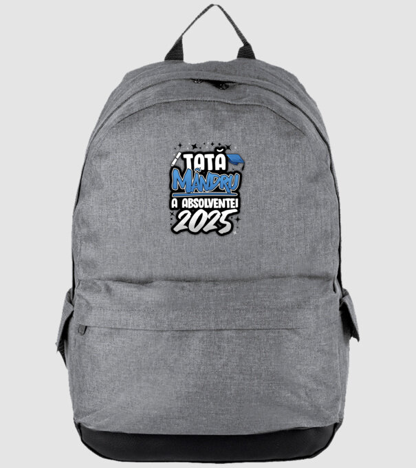 Tată MÂNDRU a absolventei model gri pe tricou