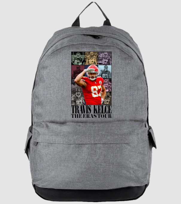 Taylor Swift Eras Travis Kelce model gri pe tricou