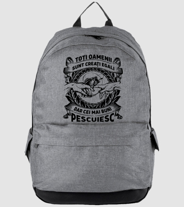 toți oamenii sunt creați egali, dar cei mai buni pescuiesc model gri pe tricou