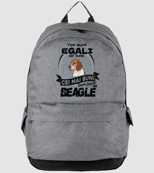 Toți sunt egali, dar numai cei mai buni devin stăpâni de Beagle model gri pe tricou