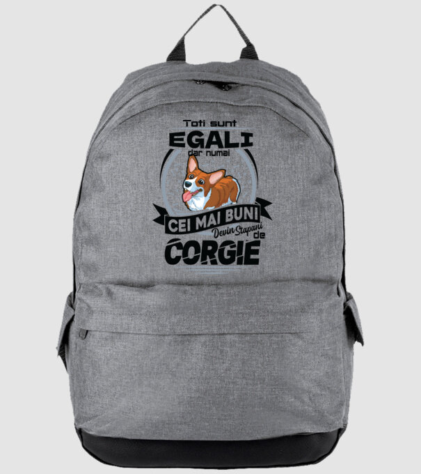 Toți sunt egali, dar numai cei mai buni devin stăpâni de corgie model gri pe tricou