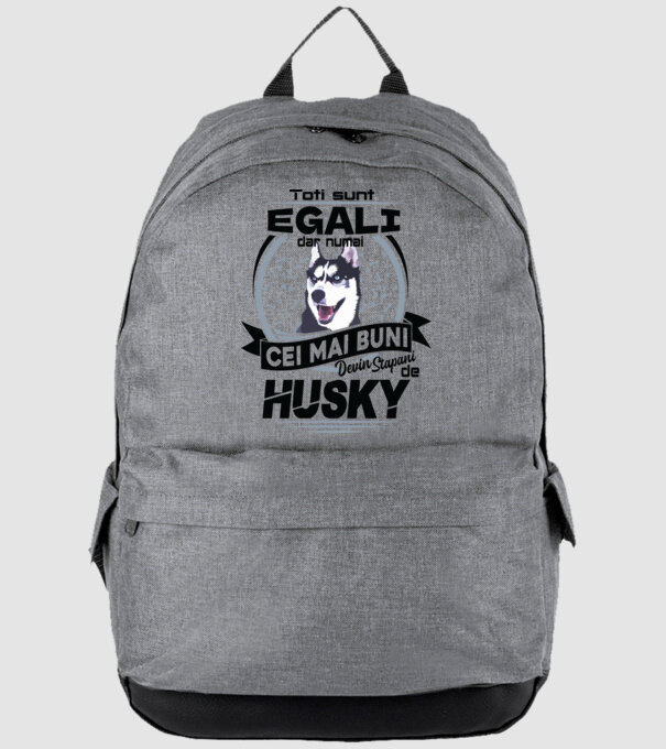 Toți sunt egali, dar numai cei mai buni devin stăpâni de husky model gri pe tricou