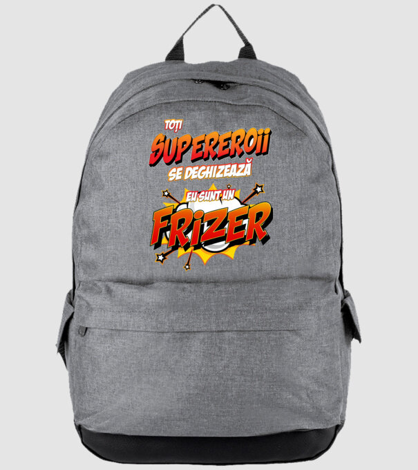 toți supereroii se deghizează, eu sunt un frizer/coafor model gri pe tricou