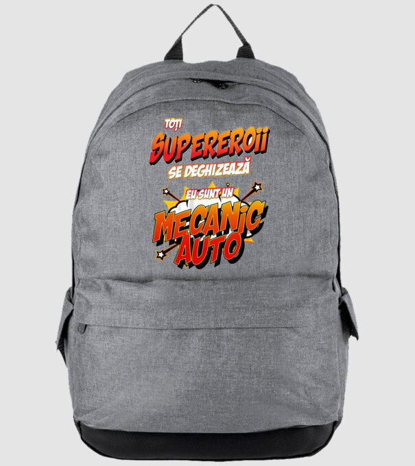Toți supereroii se deghizează, eu sunt un mecanic auto model gri pe tricou
