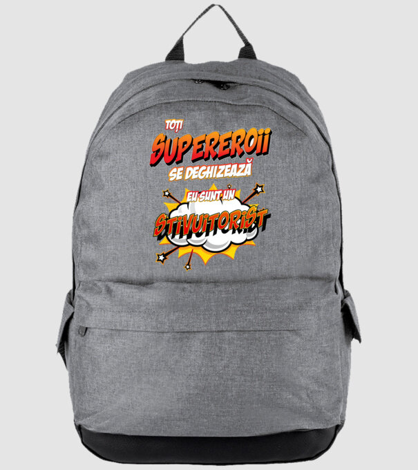 Toți supereroii se deghizează, eu sunt un stivuitorist model gri pe tricou