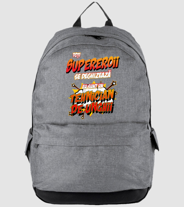 Toți supereroii se deghizează, eu sunt un tehnician de unghii model gri pe tricou