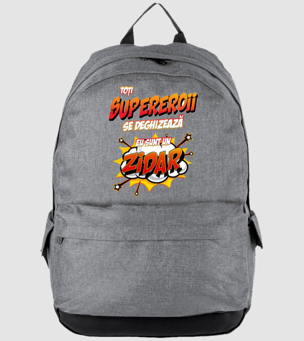 Toți supereroii se deghizează, eu sunt un zidar model gri pe tricou