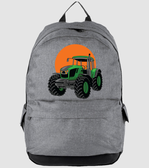 TRACTOR model gri pe tricou