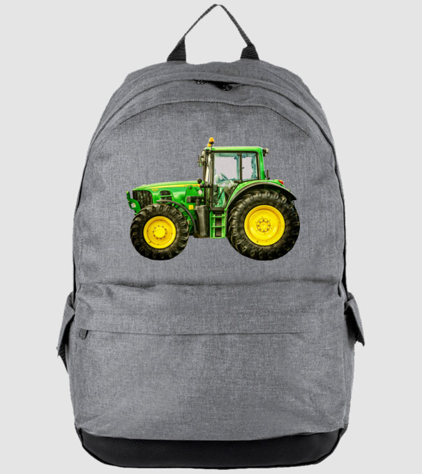 TRACTOR model gri pe tricou