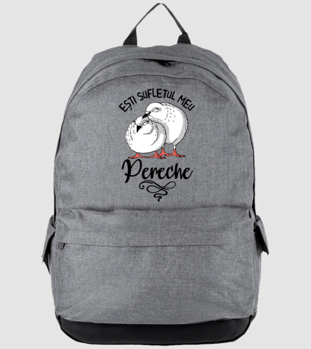 Valentine ești sufletul meu pereche model gri pe tricou