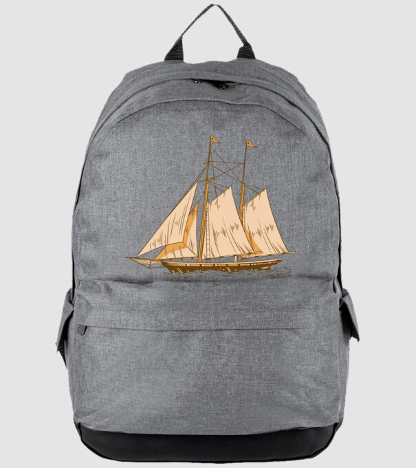 Vapoare model gri pe tricou