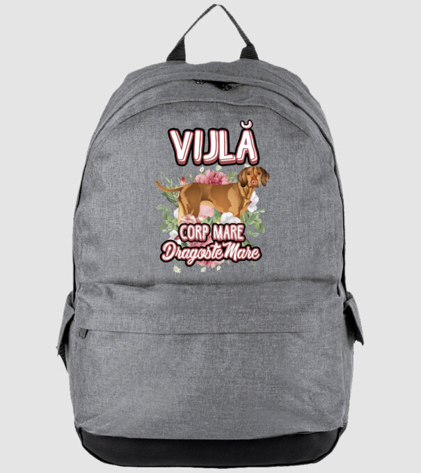vijlă - corp mare, dragoste mare model gri pe tricou