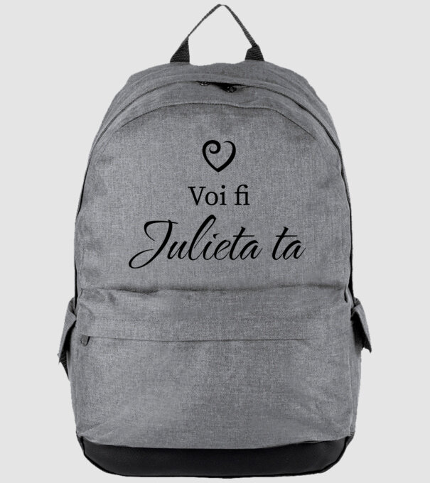 Voi fi Julieta ta model gri pe tricou