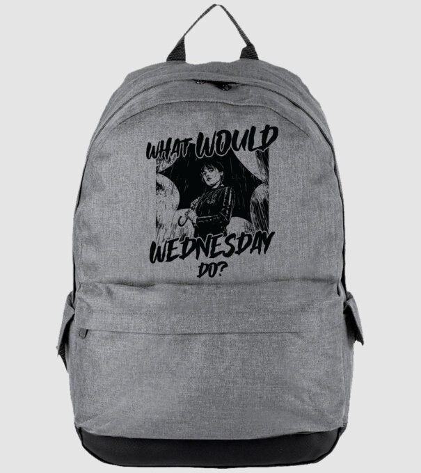 What would Wednesday do model gri pe tricou