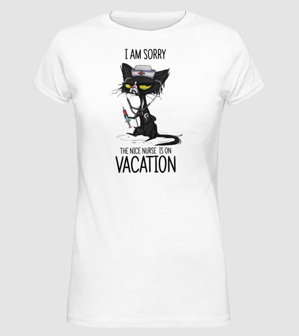 Sora mai drăguță e în vacanță model alb pe tricou