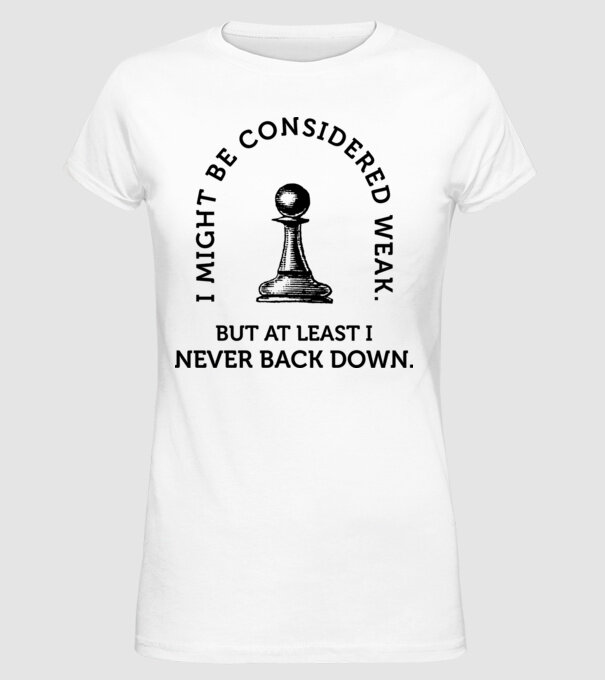 I might be considered weak lght model alb pe tricou