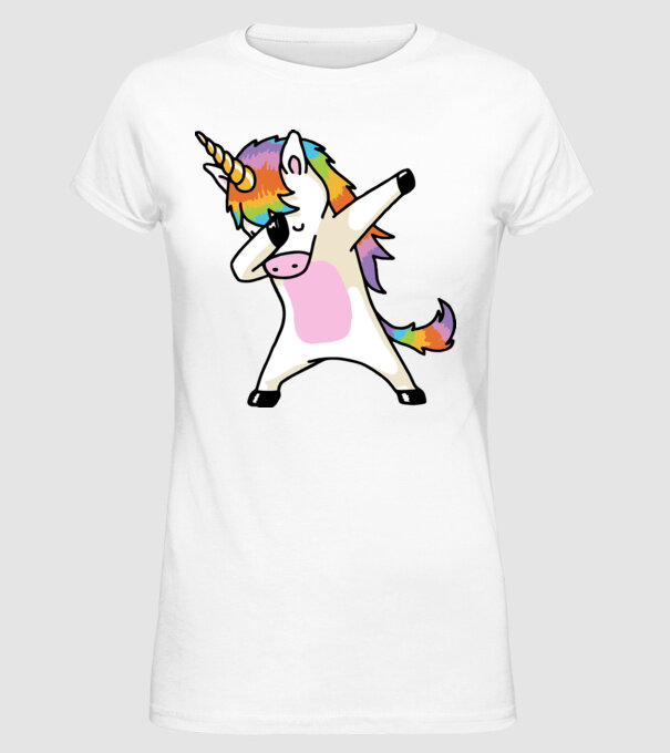 UNIDAB model alb pe tricou